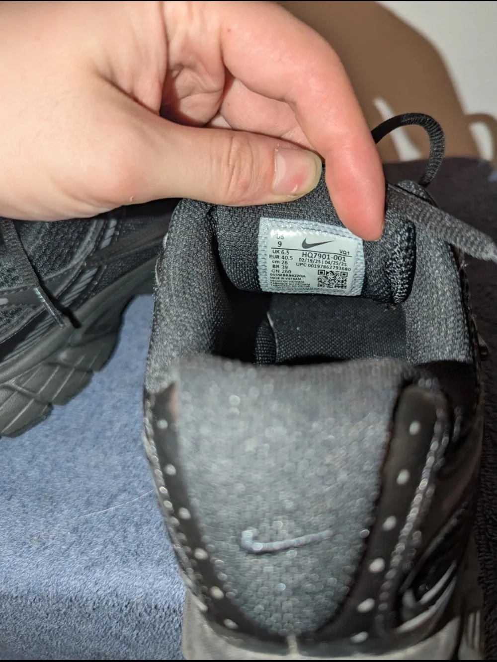 Nike V5 RNR black sneakers 9
